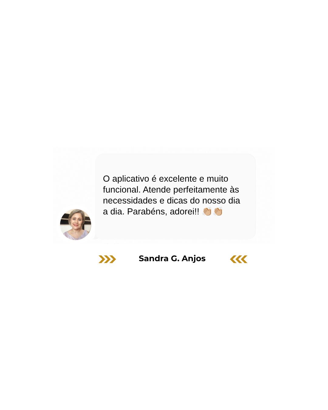 Depoimento de cliente
