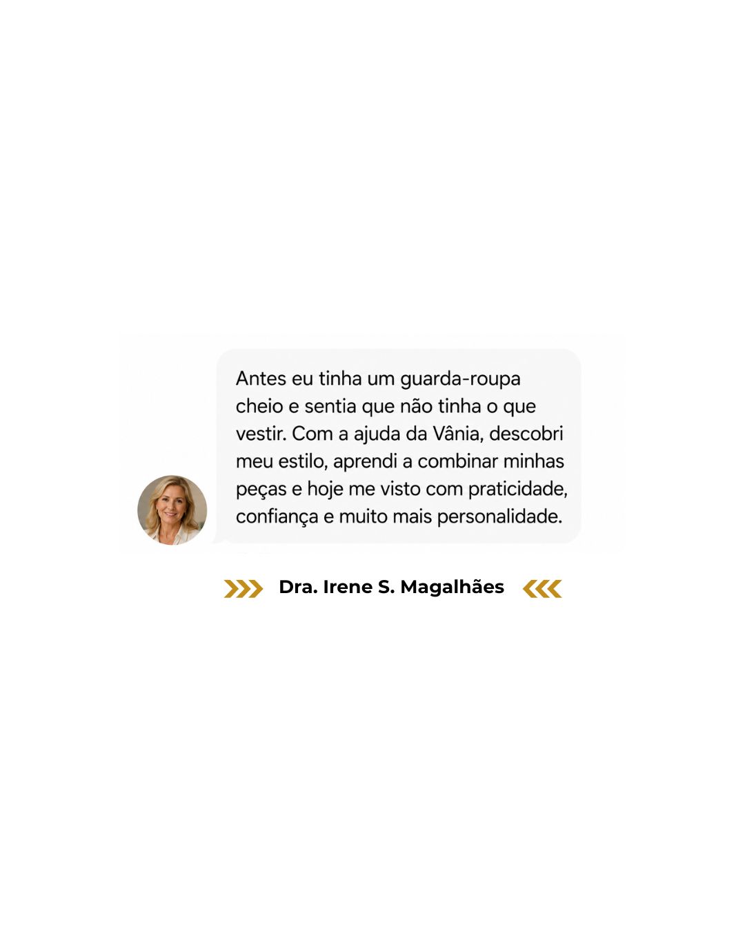 Depoimento de cliente