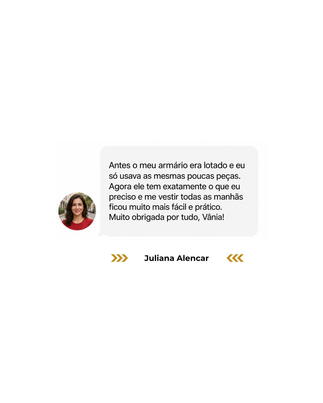 Depoimento de cliente
