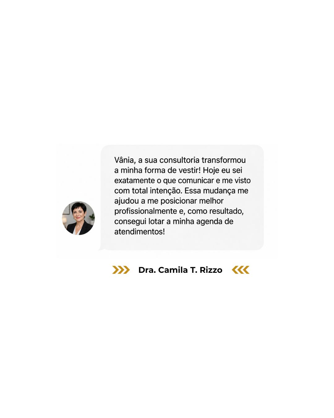 Depoimento de cliente