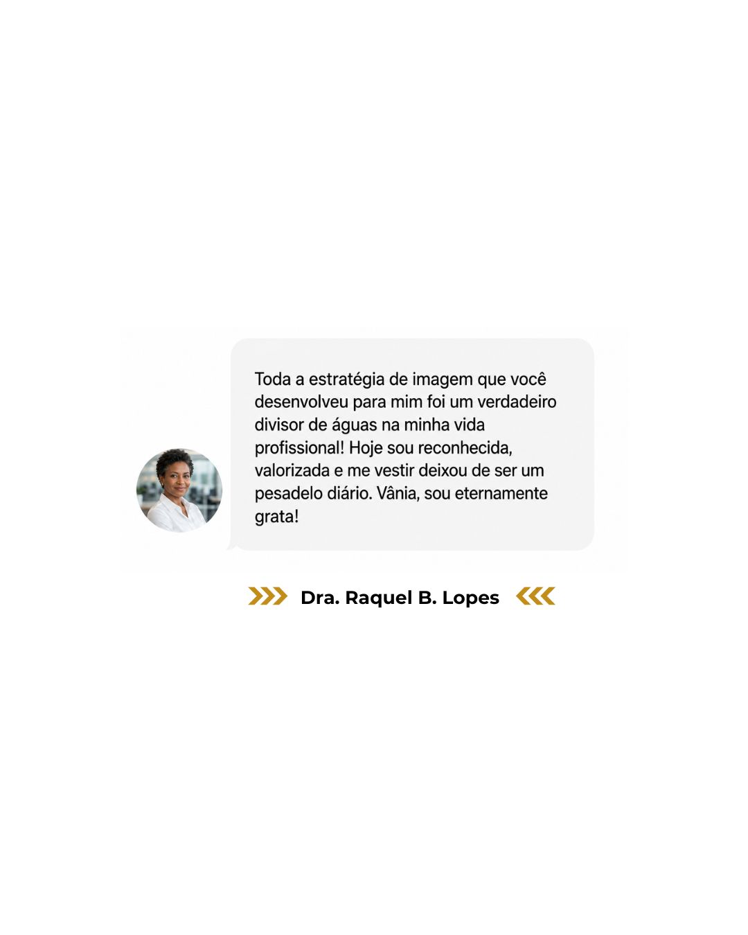 Depoimento de cliente